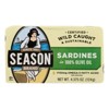 Season Wild Sardines in Pure Olive Oil - Case of 12/4.375 oz - 2 of 4