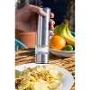 Cole & Mason 8" Stainless Steel Electronic Salt and Pepper Mill Gift Set: Ceramic Grinder, Battery Operated, 2-Piece - 2 of 4