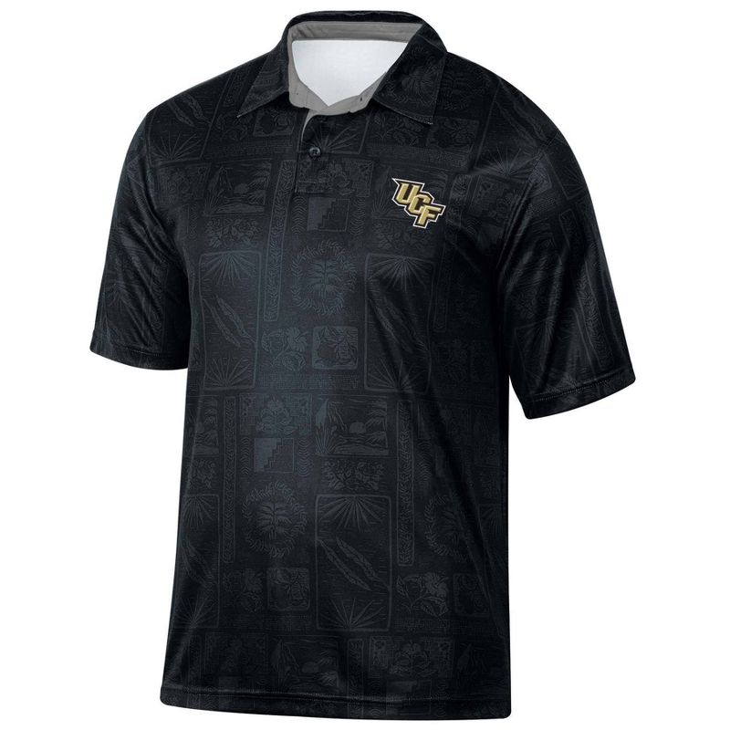 NCAA UCF Knights Men&#39;s Tropical Polo T-Shirt, 1 of 4