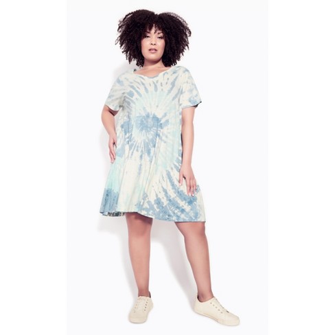 Tie dye jersey outlet dress