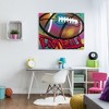 Stupell Industries Urban Sports Football, 48" x 36" - 2 of 4