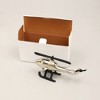 Aluminum Airplane Decorative Sculpture-Home Decor Statue-Accent Figurine Helicopter-10X3.25X5" - 4 of 4