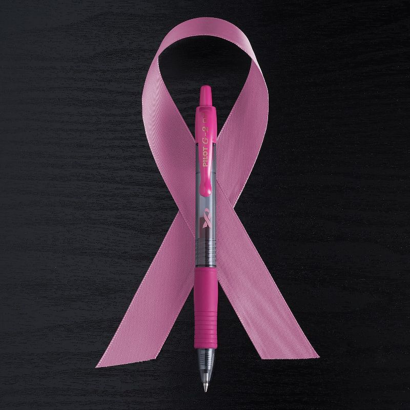 Pilot G2 BCA Retractable Gel Pens Fine Point Pink Ink 2/Pack (31312) 912182, 4 of 5
