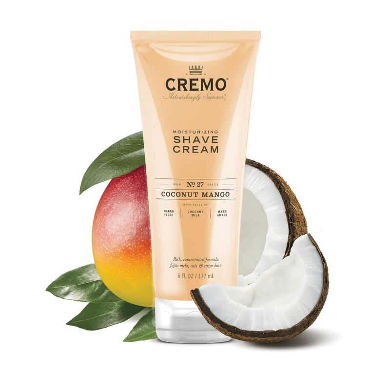 Cremo Coconut Mango Shave Cream - 6 fl oz, 1 of 10