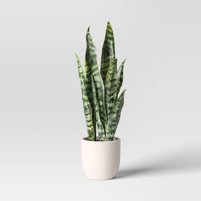 60 Artificial Snake Plant in Pot Bay Isle Home