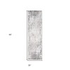 Ivory And Gray Abstract Area Rug - 3 of 4