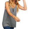 Women's STRIPE SNAP TOP TANK TOP - Haptics - 4 of 4