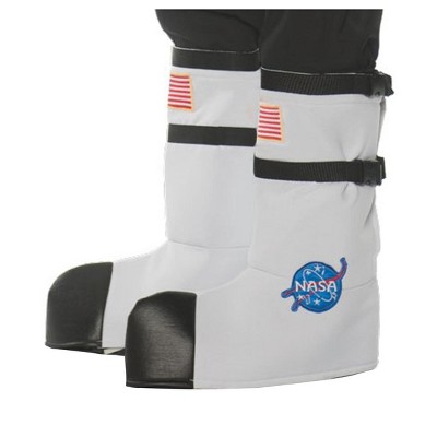 Underwraps Costumes Astronaut Child Boot Tops (White)