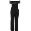 QUIZ Women's Bardot Scuba Crepe Jumpsuit With Satin Trim - 4 of 4