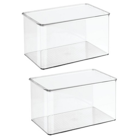 clear storage bins on sale