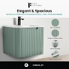 Caskvalley Modern Bathroom Vanity with Straight Fluted Design - Sink Included - 4 of 4