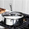 All-Clad D3 3-Ply Stainless Steel Saute Pan 6 Quart Induction Oven Broiler Safe 600F Pots and Pans, Cookware Silver - 2 of 4