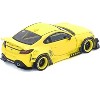 Toyota GR86 "Pandem" RHD (Right Hand Drive) Yellow 1/64 Diecast Model Car by Inno Models - 2 of 4