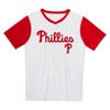 MLB Philadelphia Phillies Boys' Pinstripe Pullover Jersey - 2 of 3