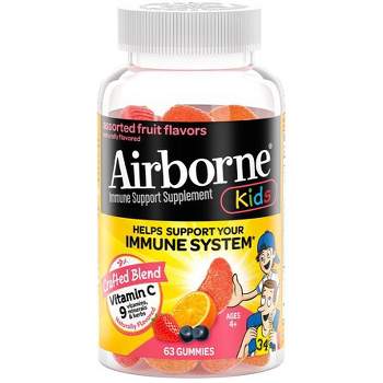 Airborne Kids Multivitamin Gummies with Zinc - 63ct