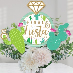 Big Dot of Happiness Final Fiesta - Last Fiesta Bachelorette Party Centerpiece Sticks - Table Toppers - Set of 15 - 1 of 4