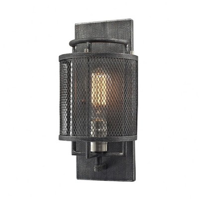 Elk Home Slatington 1 - Light Wall Light in  Brushed Nickel/Silvered Graphite