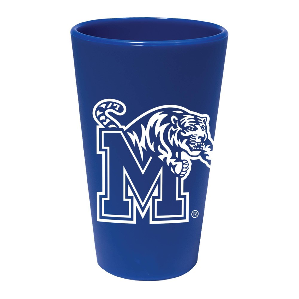 Photos - Glass NCAA Memphis Tigers Silicone Pint  - 16oz