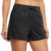 FIONECA Women's Shorts Hiking Athletic Shorts Yoga Lounge Active Workout Running Shorts Comfy Casual with Pockets - 2 of 4
