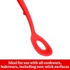 Betty Crocker Silicone 13 Inch Stirring Spoon, Red - 4 of 4