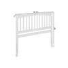 AFI Furnishings Mission King Headboard with Turbo Charger in White - 3 of 4