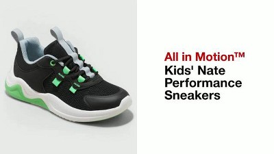Kids' Fern Slip-on Performance Sneakers - All In Motion™ Blue 13 : Target