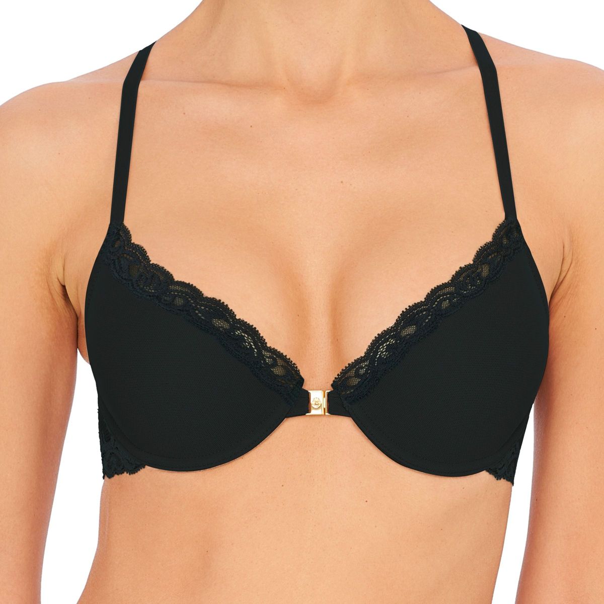 Natori Women's Feathers Front Close Racerback Bra 735023