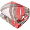 Ultra Soft Plaid Throw Blanket, 50x60 Inch Red Fleece for Bed, Sofa Couch - 2 of 4