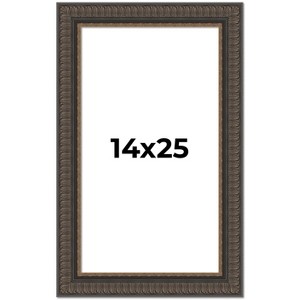 PosterPalooza | Museum Brown Picture Frame - UV Acrylic, Foam Board Backing, Hanging Hardware - 1 of 4