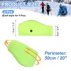 Unique Bargains Polar Fleece Stretchy Running Sweatband Ear Warmer Headbands 2 Pcs - 2 of 3