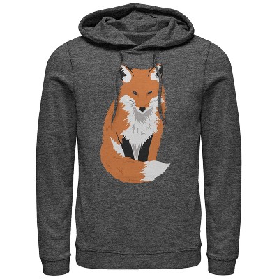 Men's Lost Gods Furry Fox Pull Over Hoodie : Target