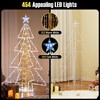 Resenkos 5-Ft Animated Christmas Tree with Warm and Cool LED Lights - White - 2 of 4