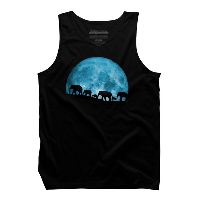 Men's Design By Humans United Together - Elephants By Maryedenoa Tank Top
