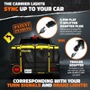 Mockins 60"x24"x14" High Rail Hitch Cargo Carrier with Rear Lights and 30 Cu.Ft. Yellow Cargo Bag - 2 of 4
