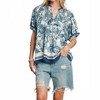 Women's Abstract Print Top with Ruffled Neckline - umgee - 3 of 4