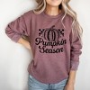 Simply Sage Market Women's Graphic Sweatshirt Checkered Pumpkin Season Cursive - 2 of 4