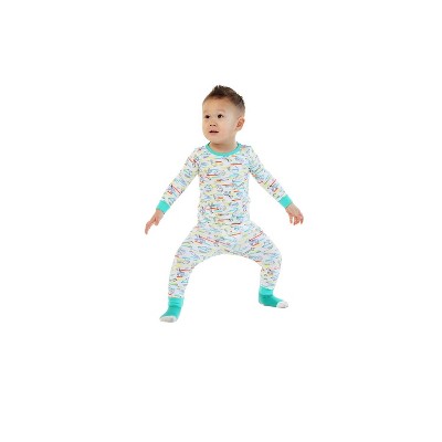 Sleep On It Infant & Toddler Boys 2-Piece Super Soft Jersey Snug-Fit Pajama Set with Matching Socks
