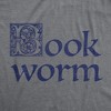 Womens Book Worm T Shirt Funny Literature Reading Lovers Tee For Ladies - Crazy Dog Women's T Shirt - 2 of 4