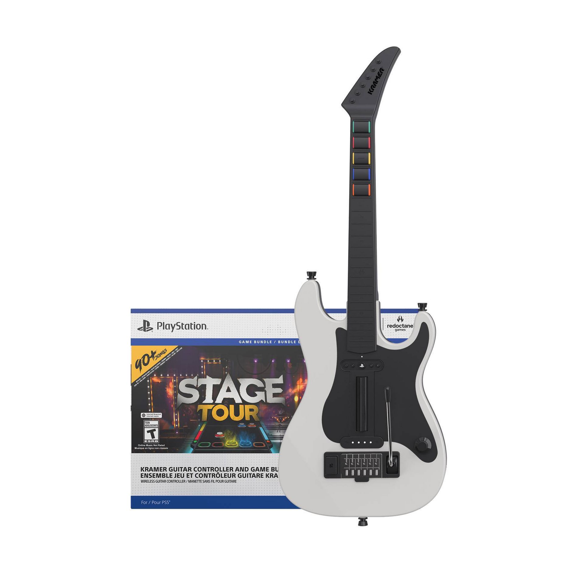 Stage Tour Game + Kramer Wireless Guitar Controller Bundle for PlayStation 5