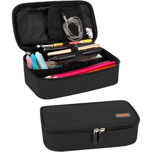 Fmeida Big Capacity Pencil Case, Oxford Cloth Pencil Bag Storage Pouch Pen Pencil Marker Stationery Bag Holder for Middle College and Office - 1 of 4