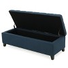 CAVINAS 50.75" Upholstered Storage Ottoman Bench,Extra Long Footrest with Flip-Top,Storage Bench for Bedroom,Living Room - 2 of 4