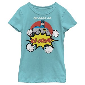Girl's Batman Be Good or Kaboom T-Shirt - 1 of 3