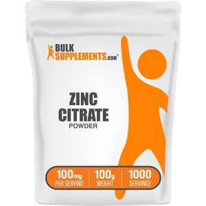 BulkSupplements Zinc Citrate Powder - 1 of 4