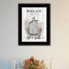 "Relax-Sit a Spell" By Billy Jacobs, Ready to Hang Framed Print, Black Frame - 3 of 4