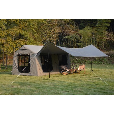 PAGED 9.8 x13ft Tents for Camping Inflatable Camping Tents with canopy,  Hand Pump for Fishing, Car Camping, Hiking, Outdoor