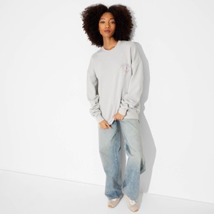 Women's Oversized Pullover Sweatshirt - Wild Fable™ - 1 of 3