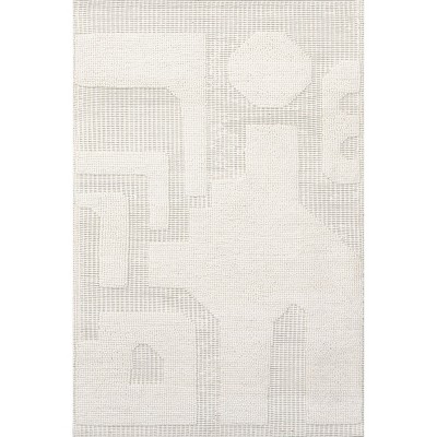 Nuloom AvionTextured Geometric Wool Indoor Area Rug