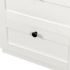 PAGED 2-in-1 Nightstand and Coat Rack, Vertical Wood Bedside Table with Drawer & Hooks, Freestanding Clothes Hanger for Bedroom - 4 of 4