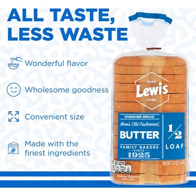 Lewis Bake Shop Butter White Bread - 12oz