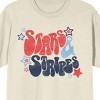 Americana Stars & Stripes Men's Natural T-Shirt - 2 of 3